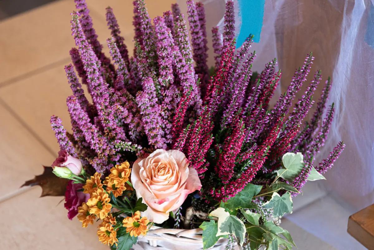 Allestimento floreale Sinfonia Autunnale per matrimonio a Poggio di Bretta - foto 10