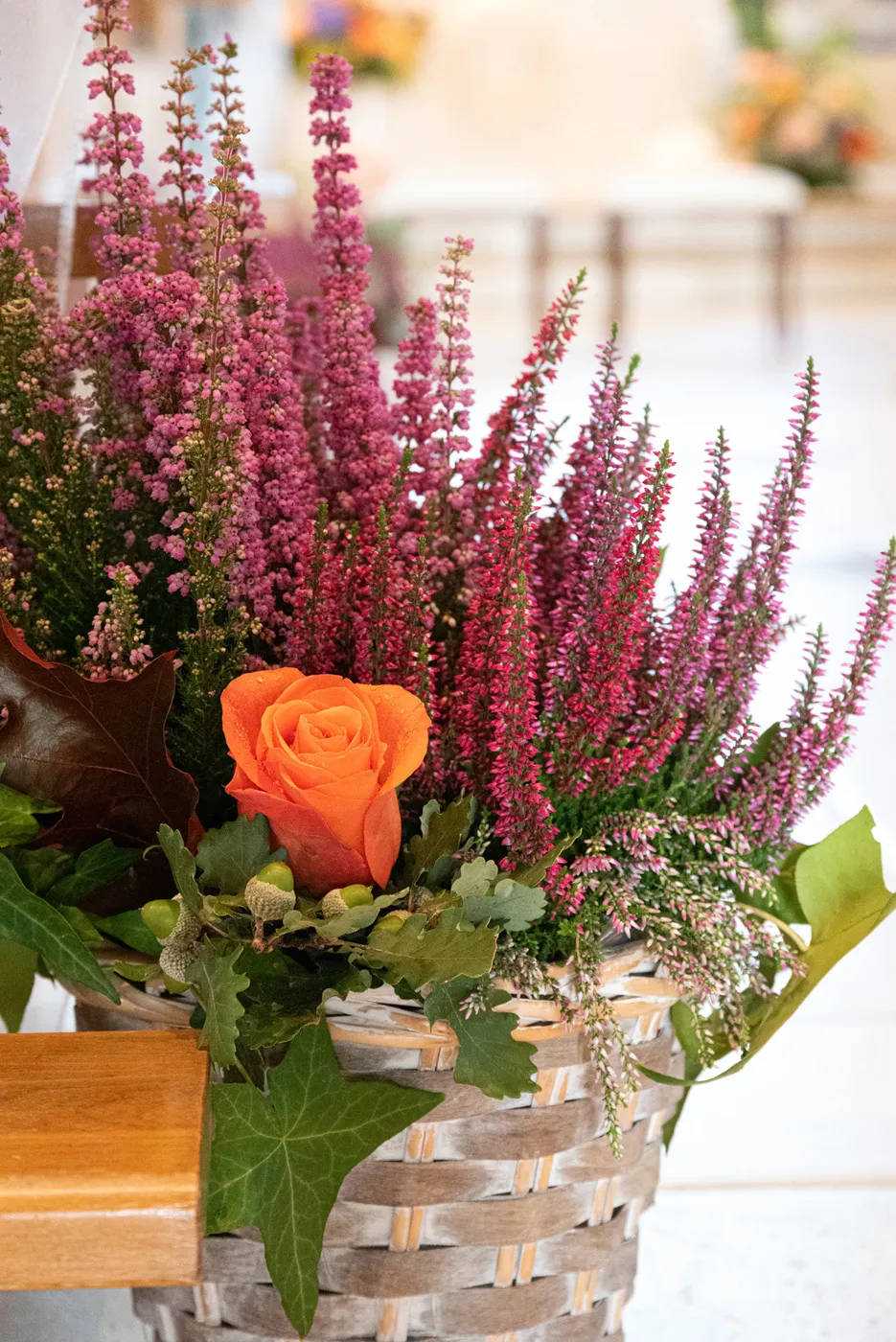 Allestimento floreale Sinfonia Autunnale per matrimonio a Poggio di Bretta - foto 12
