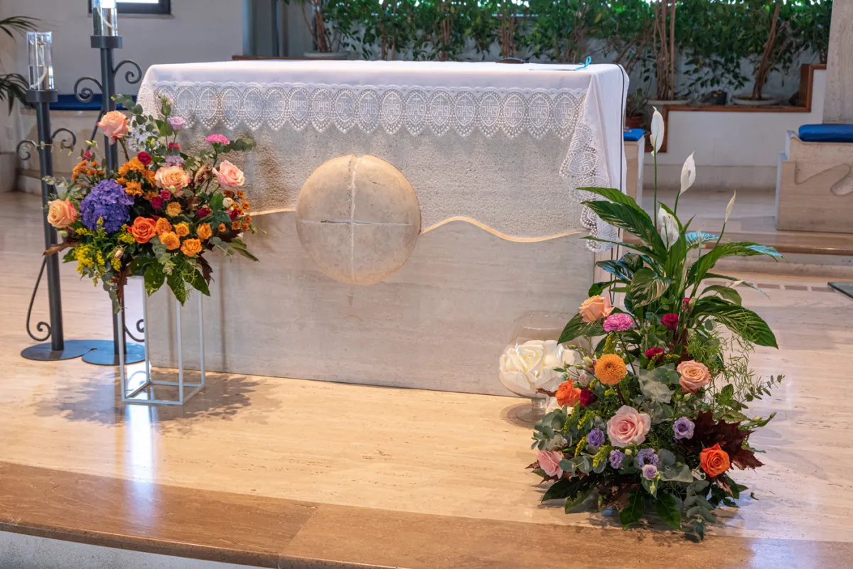 Allestimento floreale Sinfonia Autunnale per matrimonio a Poggio di Bretta - foto 16