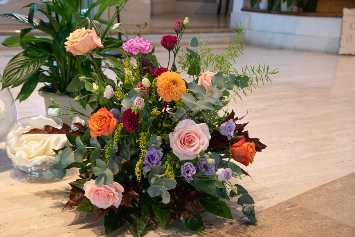 Allestimento floreale Sinfonia Autunnale per matrimonio a Poggio di Bretta - foto 19