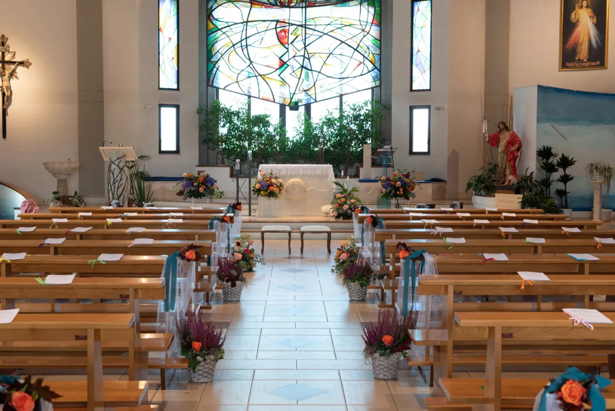 Allestimento floreale Sinfonia Autunnale per matrimonio a Poggio di Bretta - foto 22