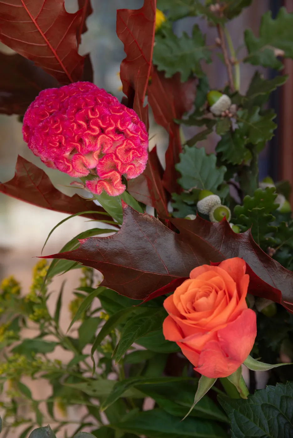 Allestimento floreale Sinfonia Autunnale per matrimonio a Poggio di Bretta - foto 29