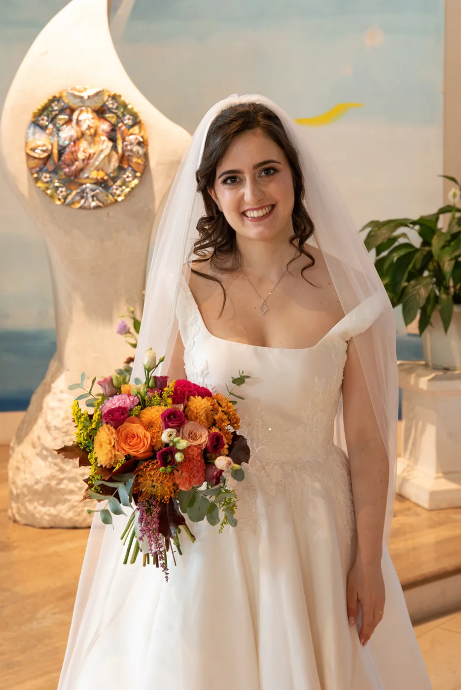 Allestimento floreale Sinfonia Autunnale per matrimonio a Poggio di Bretta - foto 35