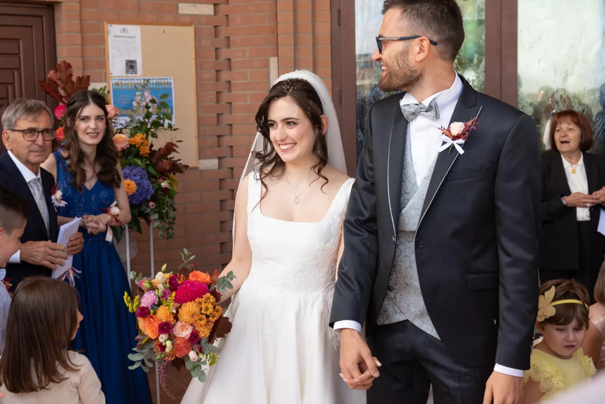 Allestimento floreale Sinfonia Autunnale per matrimonio a Poggio di Bretta - foto 42