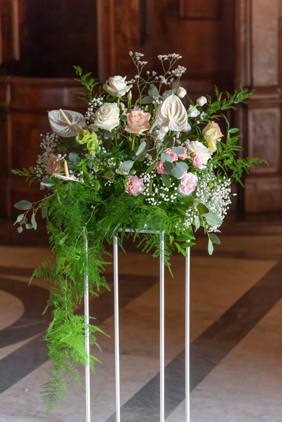 Allestimento floreale Chic Love per matrimonio a Ascoli Piceno - foto 21