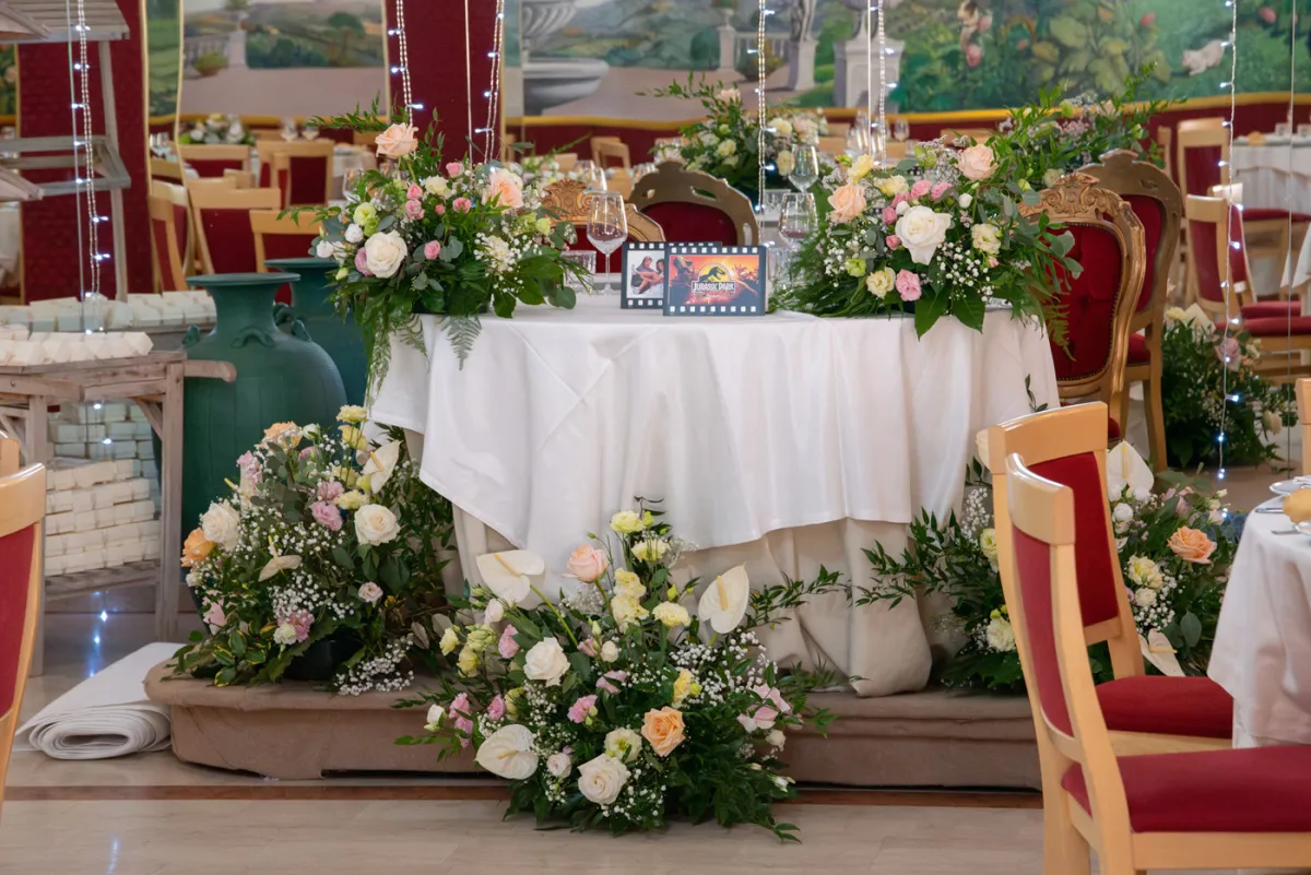 Allestimento floreale Chic Love per matrimonio a Ascoli Piceno - foto 30