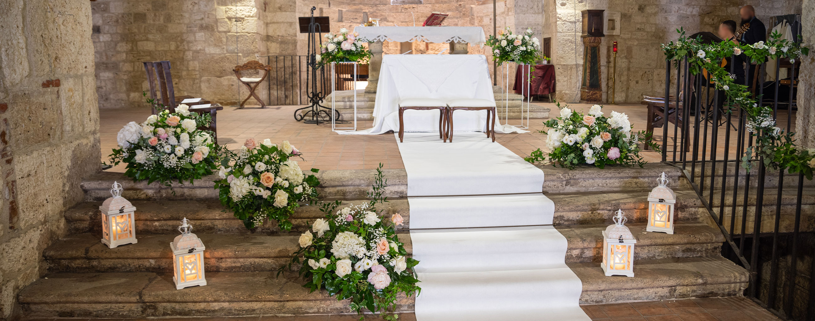 Allestimento cerimonia per matrimonio