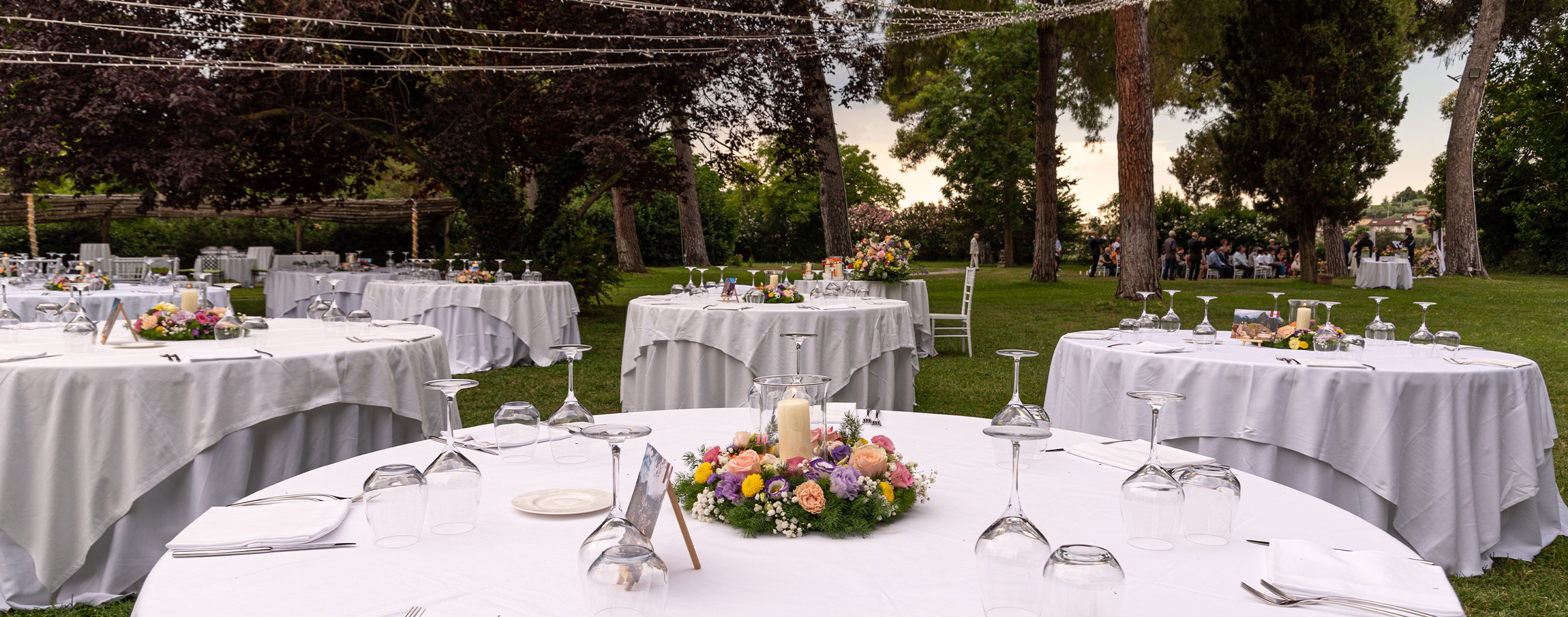 Allestimento location per matrimonio